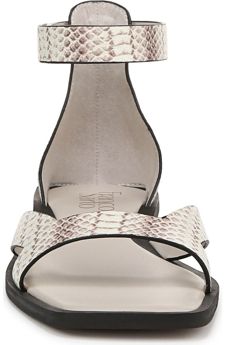 Franco Sarto Elisa Ankle Strap Sandal, Alternate, color, Grey Snake Print