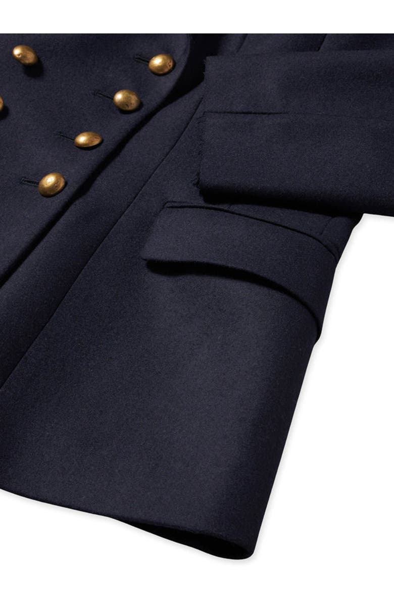 Fortela Laureen Classic Double-Breasted Wool Jacket, Alternate, color, Blue