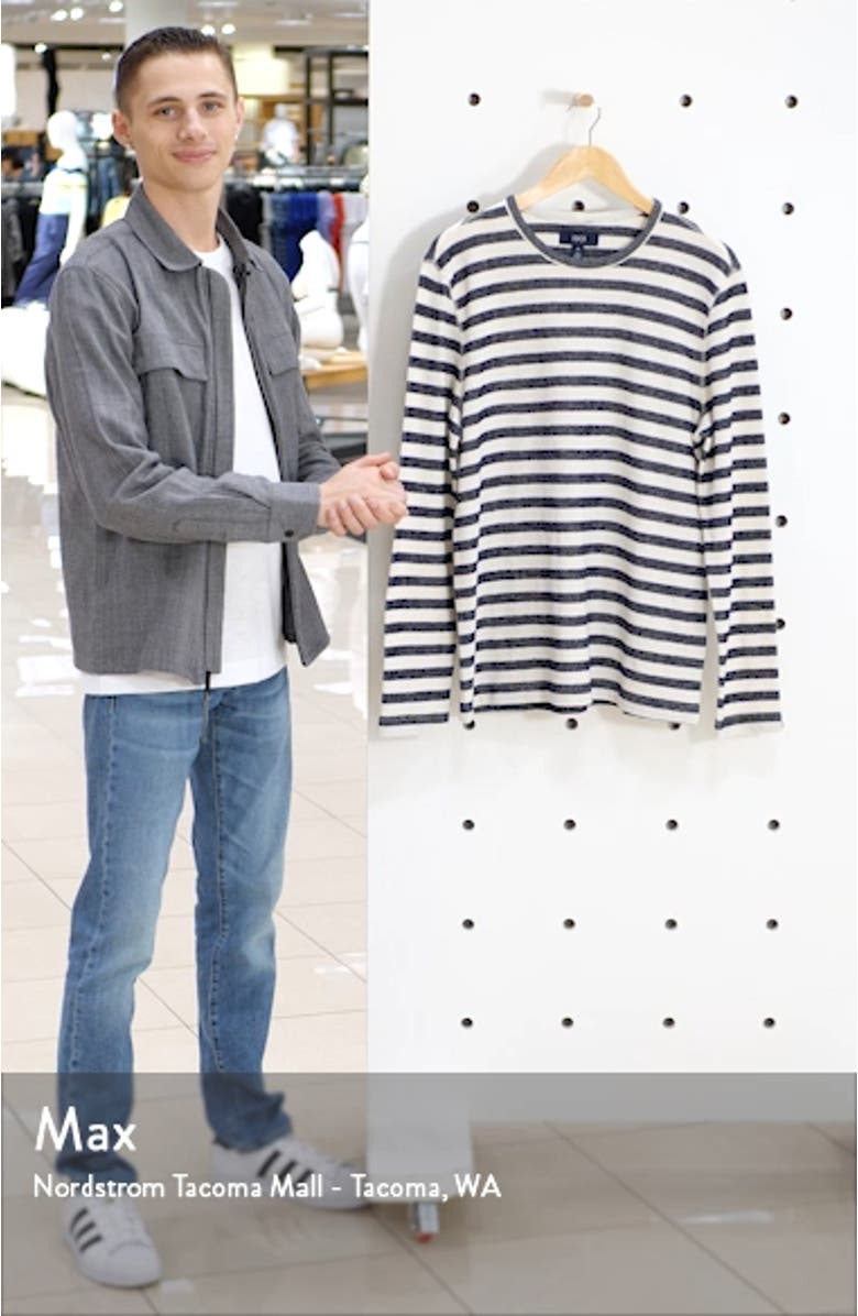 Stripe Long Sleeve T-Shirt, sales video thumbnail