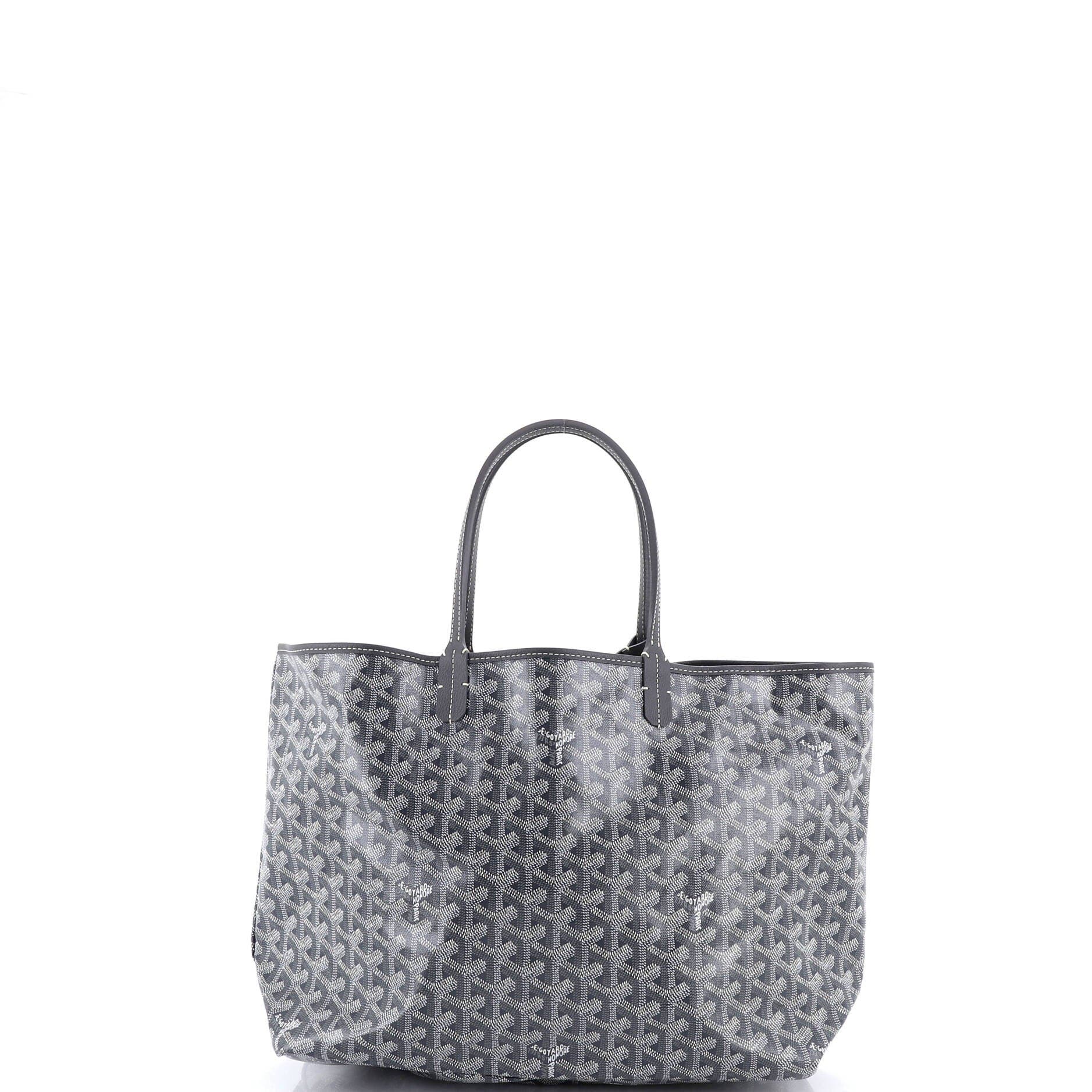 Pre-Owned Goyard Saint Louis Tote Coated Canvas PM, Alternate, color, Gray