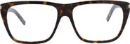Saint Laurent 57mm Square Optical Glasses