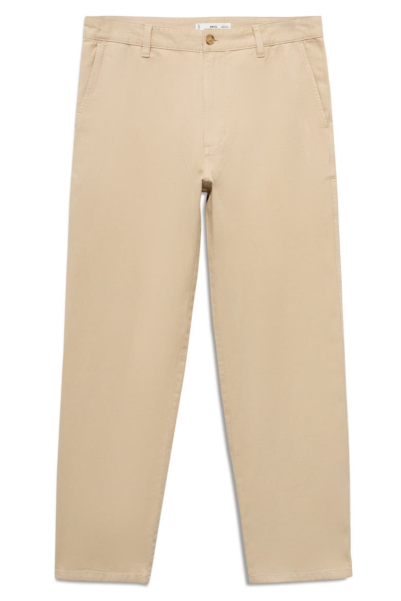 Cotton & Linen Straight Leg Jeans, Alternate, color, BEIGE