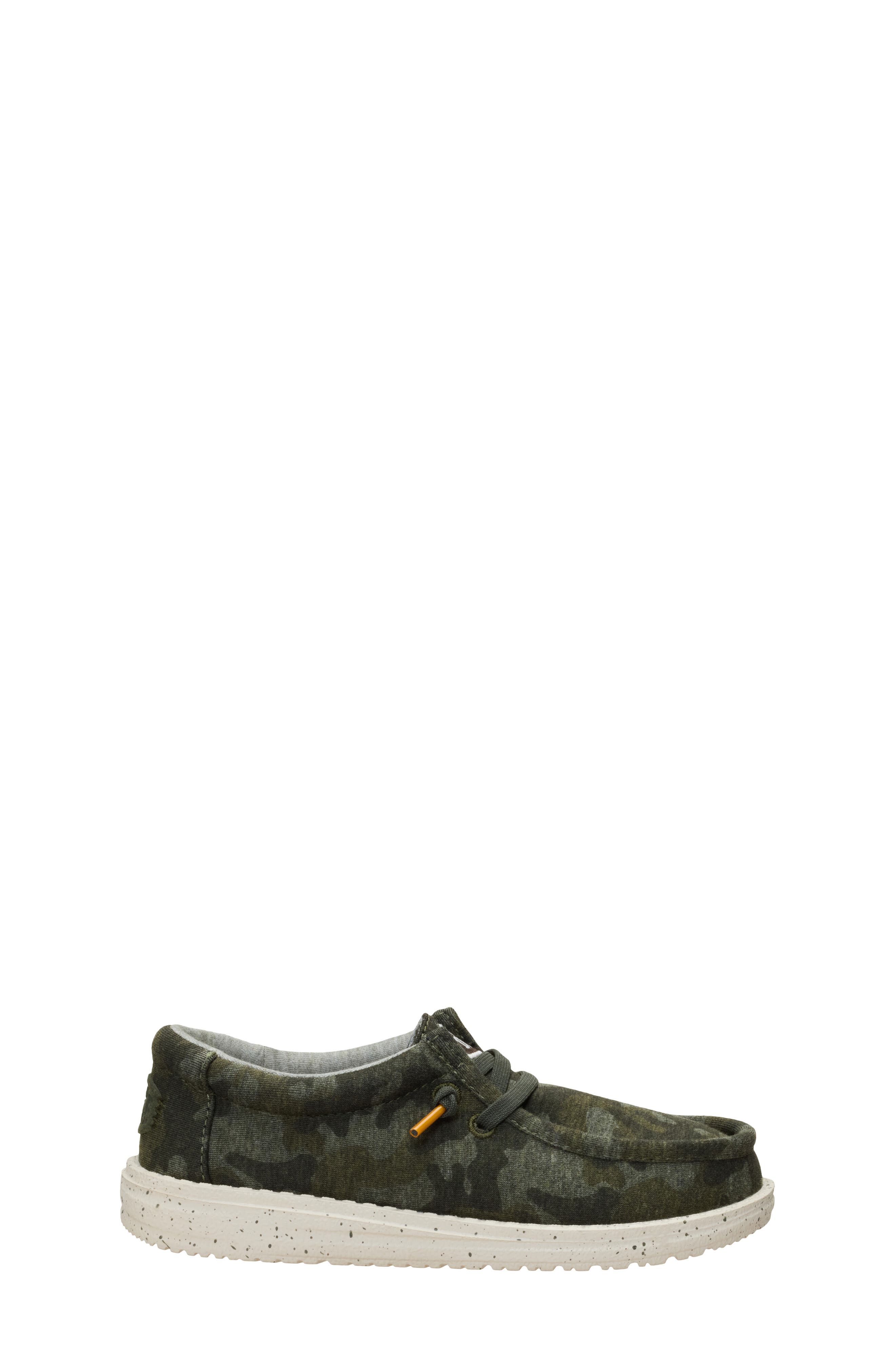 Kids' Wally T Stretch Jersey Camo Slip-On, Alternate, color, GREEN