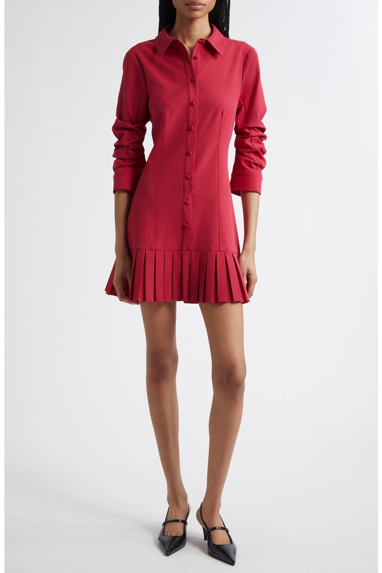 Lucilla Shirtdress, Main, color, BURGUNDY PLUM