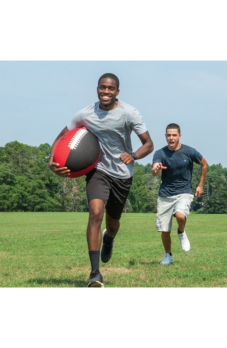 Wicked Big Sports Oversized 16" Football Inflatable Ball, Pump Included, Alternate, color, Red