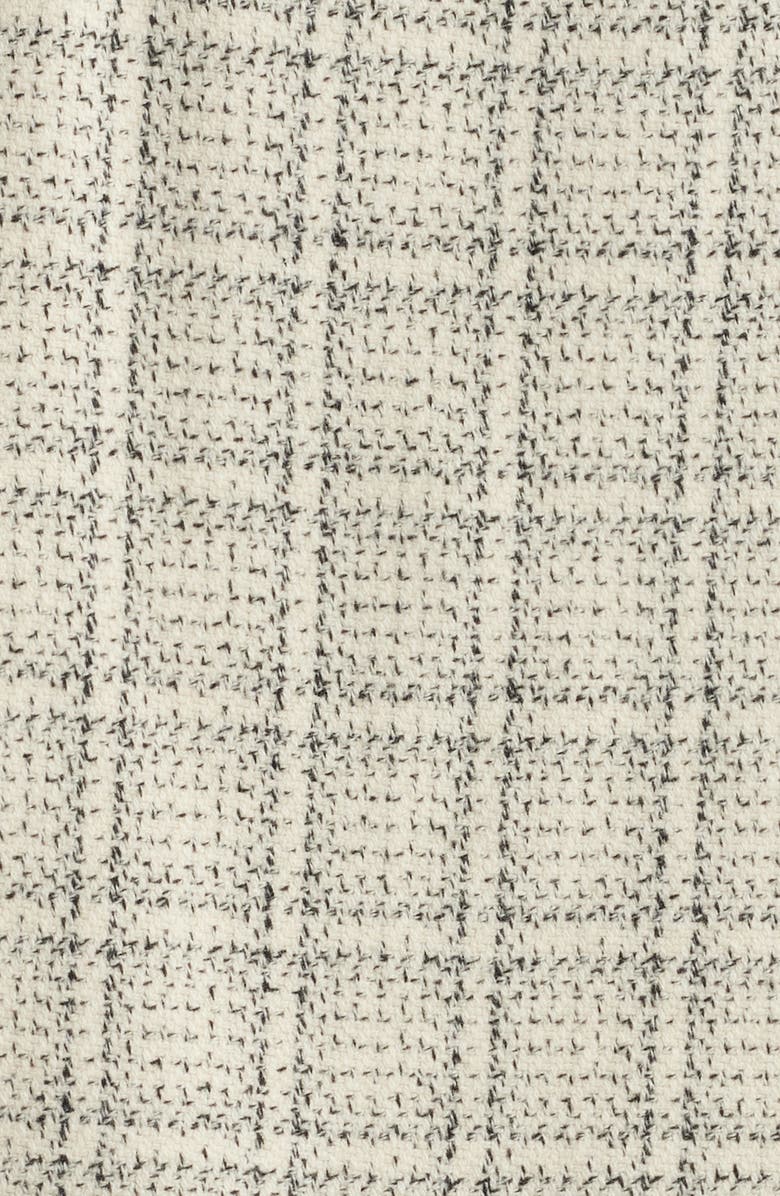 FRAME Windowpane Wool Blend Flannel Button-Up Shirt Jacket, Alternate, color, 