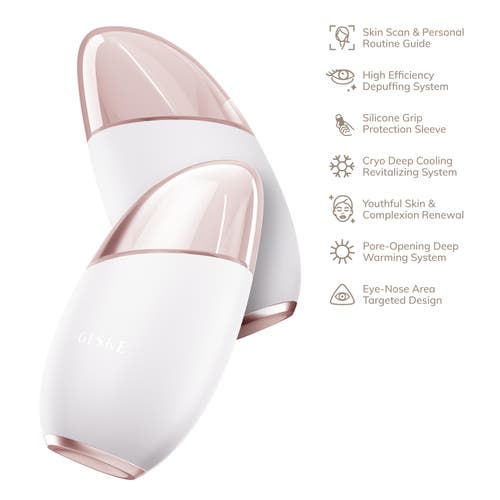 Geske Smartappguided Cool & Warm Eye & Face Massager | 7 In Silver