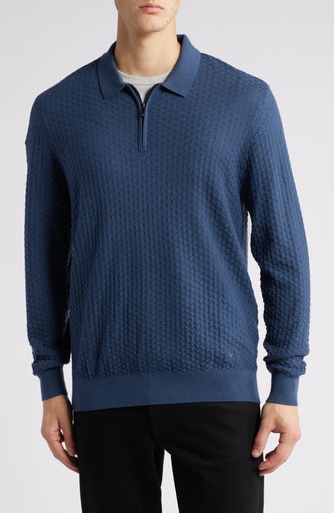 Men's Emporio Armani Quarter Zip Sweaters | Nordstrom Men's Emporio Armani Quarter Zip Sweaters | Nordstrom