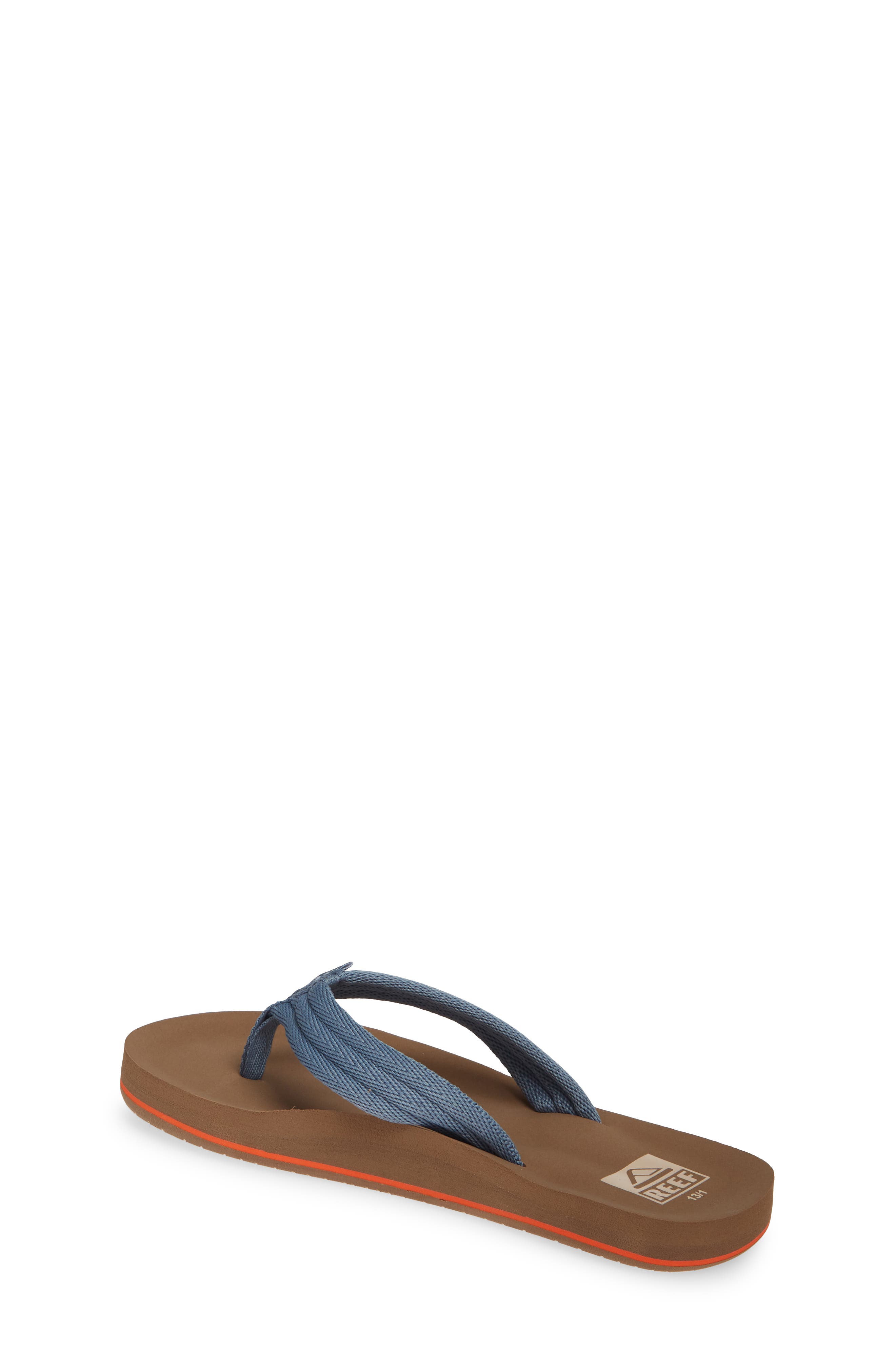 Ahi Beach Flip Flop, Alternate, color, TAN/ NAVY