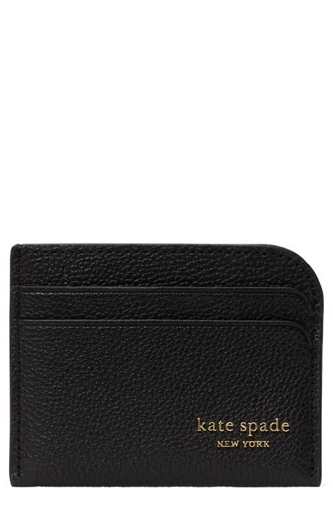 Devin Pebble Leather Card Holder