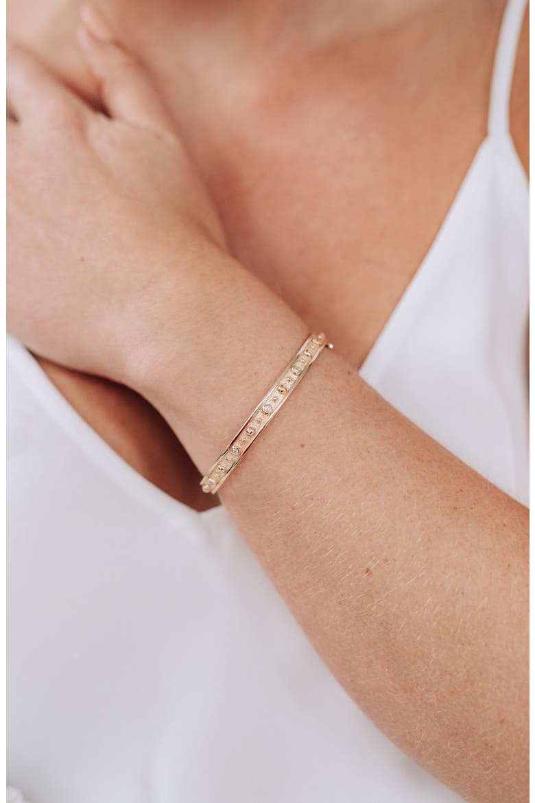 Dew Drop Méditerranée Bangle Bracelet, Alternate, color, DIAMOND