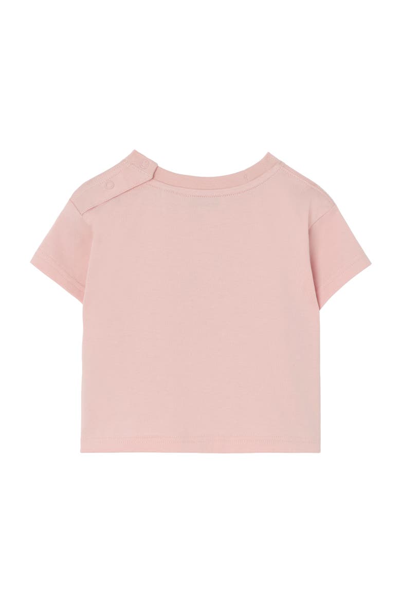 Burberry Knight Stamp Cotton T-shirt, Alternate, color, Bouquet Pink