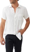 Rodd & Gunn Palm Beach Sports Fit Short Sleeve Linen Button-Up Shirt