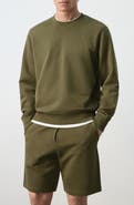 MANGO Regular Fit Cotton Sweatshirt