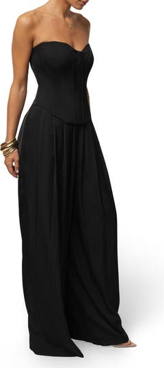 Clara Pleated Wide Leg Trousers