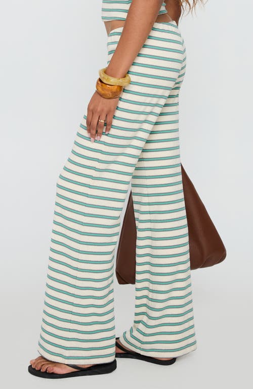 Princess Polly Anora Stripe Halter Top & Pants Set In Multi