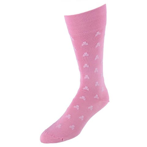 Rodger Skull and Cross Bones Mercerized Cotton Mid-Calf Socks