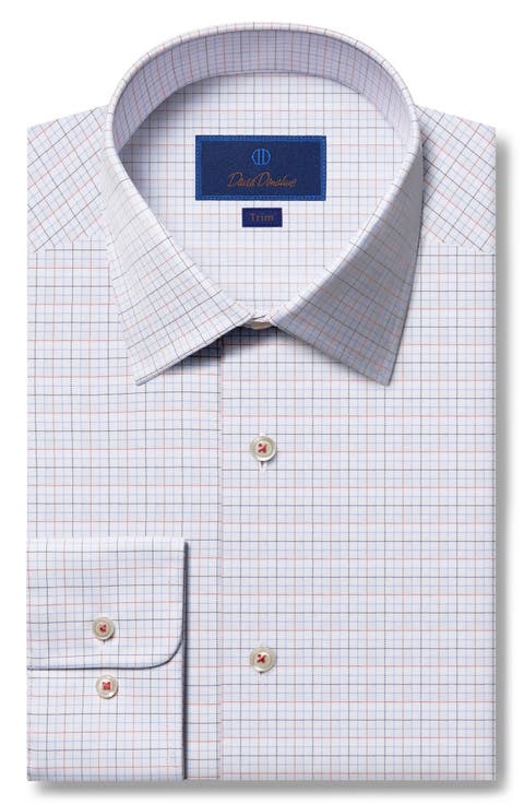Trim Fit Check Dress Shirt