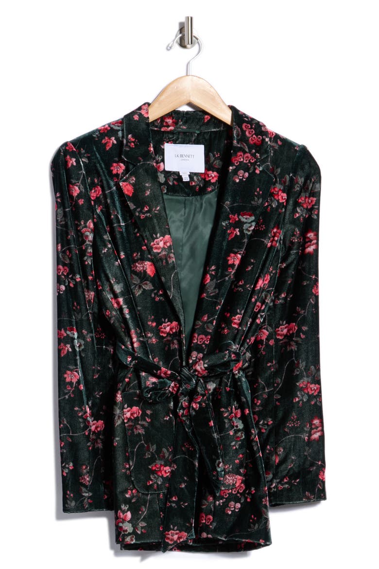 Boyd Clematis Print Blazer, Main, color, MUL-GREEN