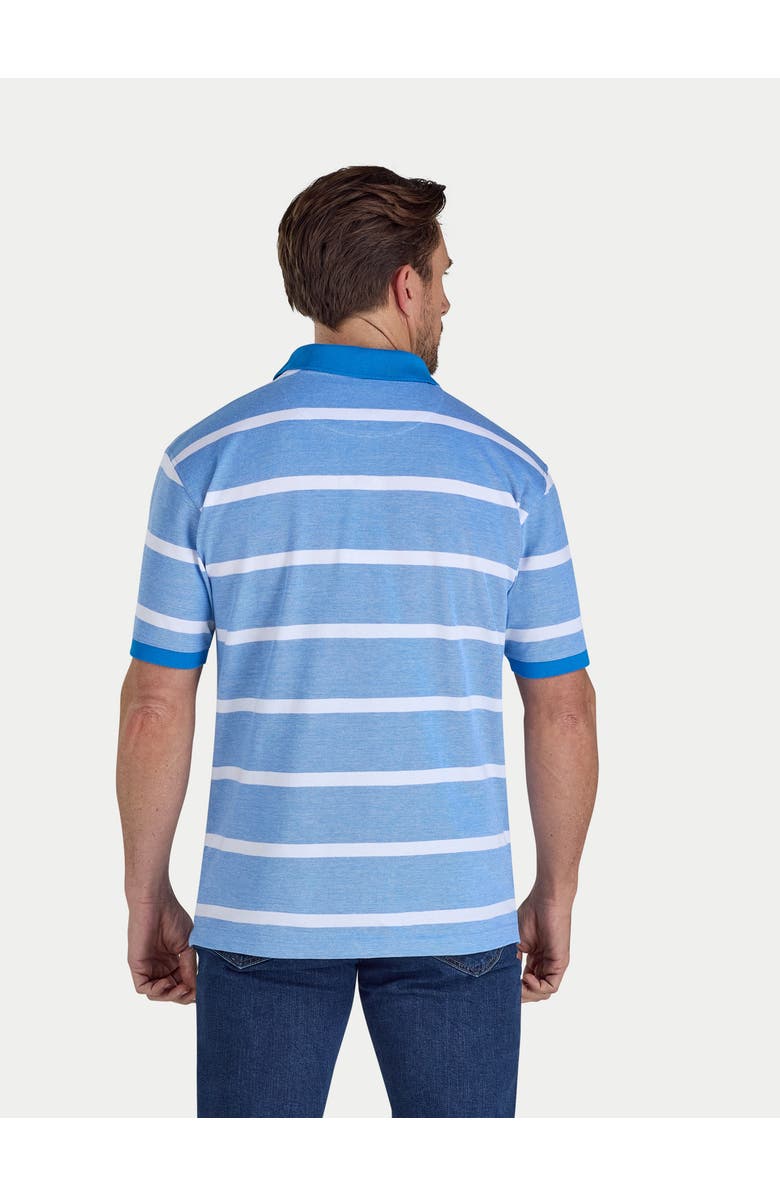 Raging Bull Birdseye Stripe Polo Shirt, Alternate, color, Electric Blue