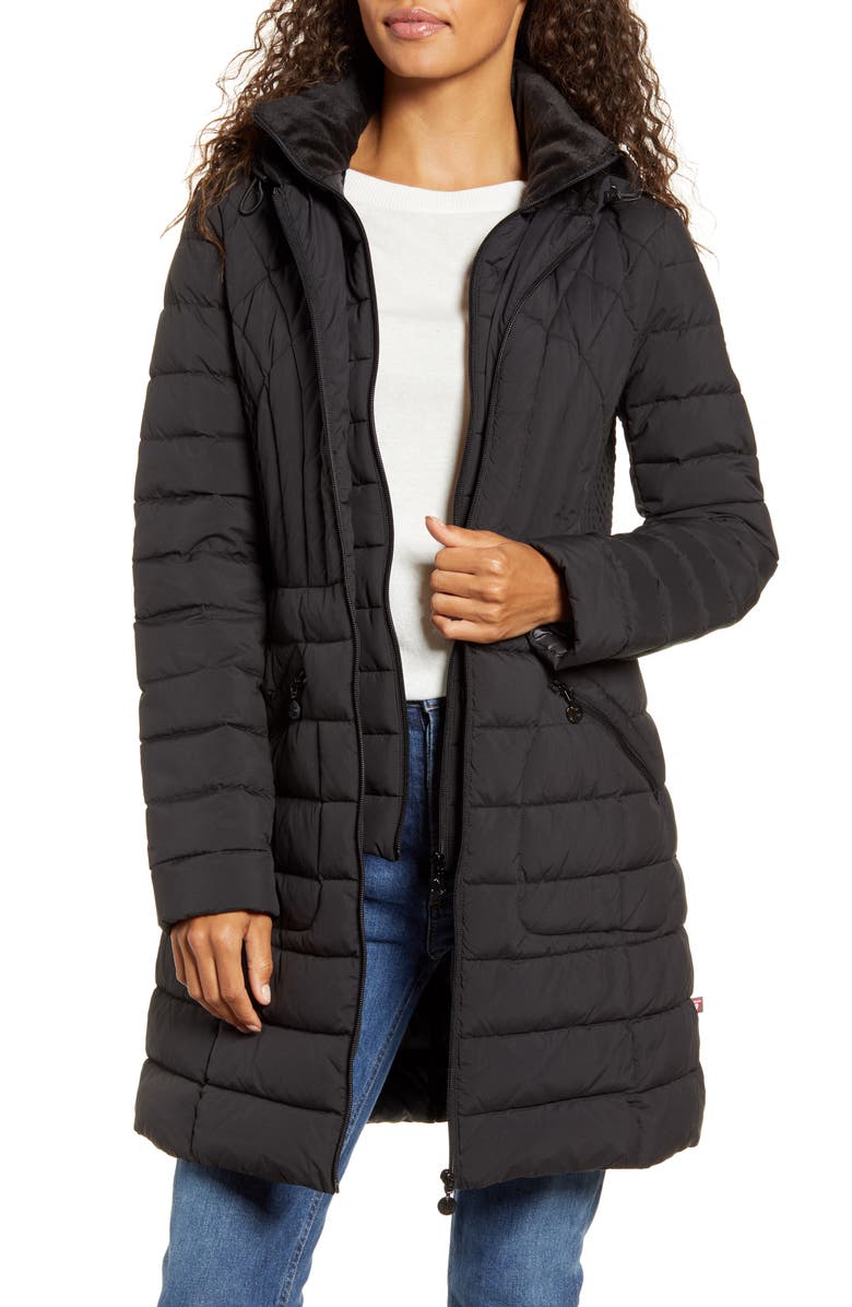 Bernardo Down & PrimaLoft<sup>®</sup> Walker Jacket, Main, color,
