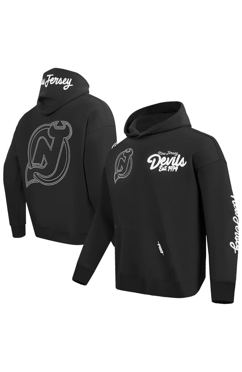 PRO STANDARD Men's Pro Standard  Black New Jersey Devils Paint the City Pullover Hoodie, Main, color, 