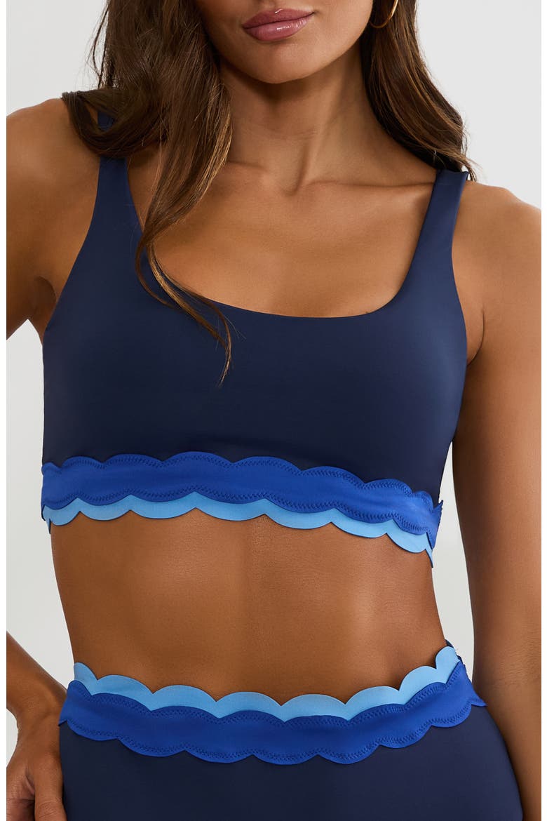 Marin Scallop Trim Sports Bra, Main, color, BLUEBELL COLORBLOCK