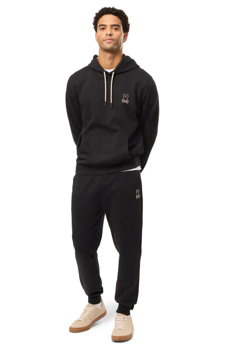 Psycho Bunny James Logo Hoodie, Alternate, color, 