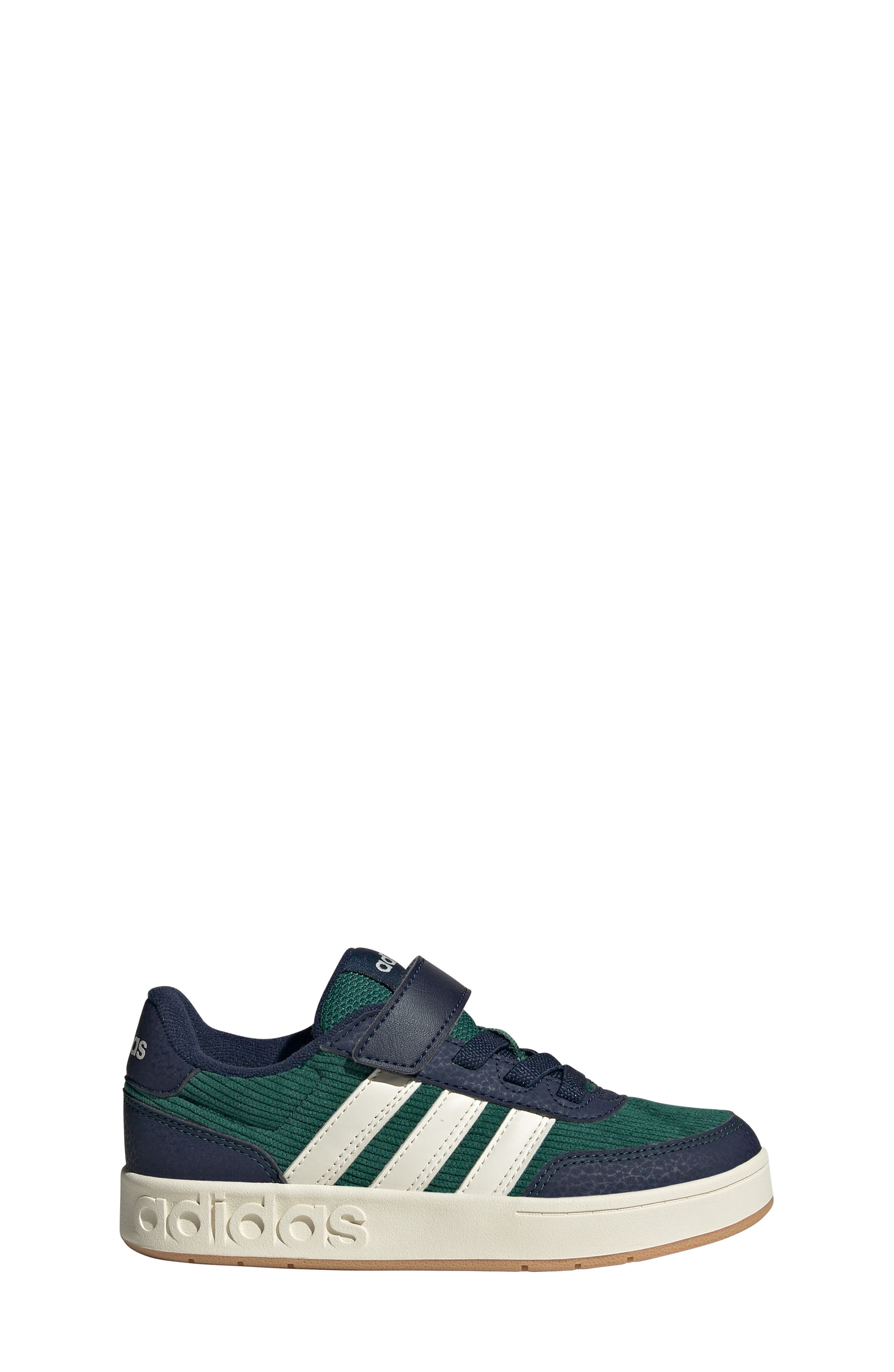 adidas Kids' Breakbase Sneaker, Alternate, color, Green/ Off White/ Navy