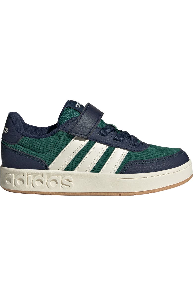 adidas Kids' Breakbase Sneaker, Alternate, color, Green/ Off White/ Navy
