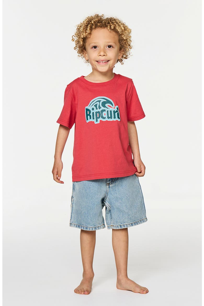 Kids' Paddle Out Graphic T-Shirt, Alternate, color, WASHED RED