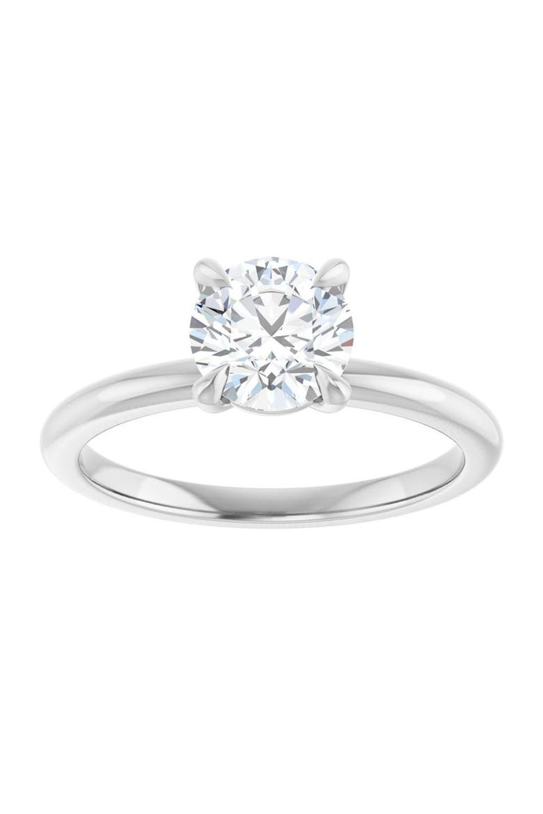 1 CT Lab-Grown Round Diamond Solitaire Ring in 14K Gold, Main, color, White