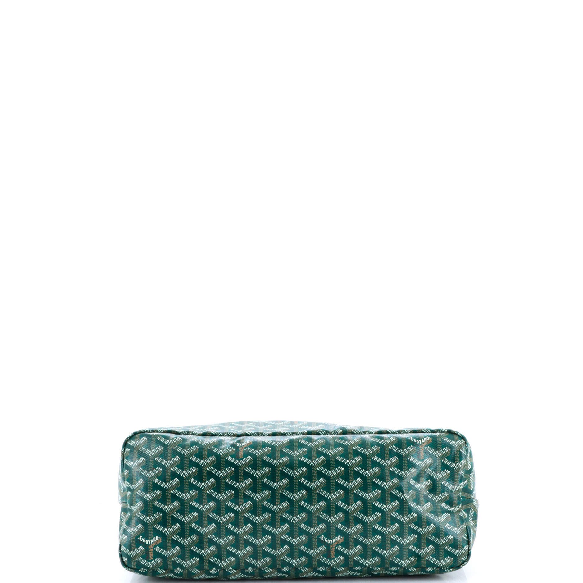 Pre-Owned Goyard Boheme Hobo Printed Coated Canvas, Alternate, color, Green