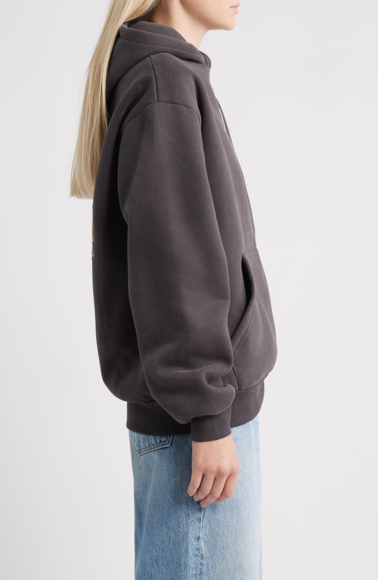 HAPPY CAMP3R Puff Series Core Logo Cotton Blend Hoodie, Alternate, color, Charcoal Gray