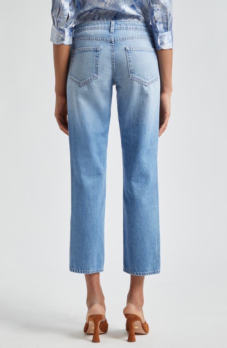 L'AGENCE Nevia Low Rise Slouch Straight Leg Jeans, Alternate, color, Caruso Destruct
