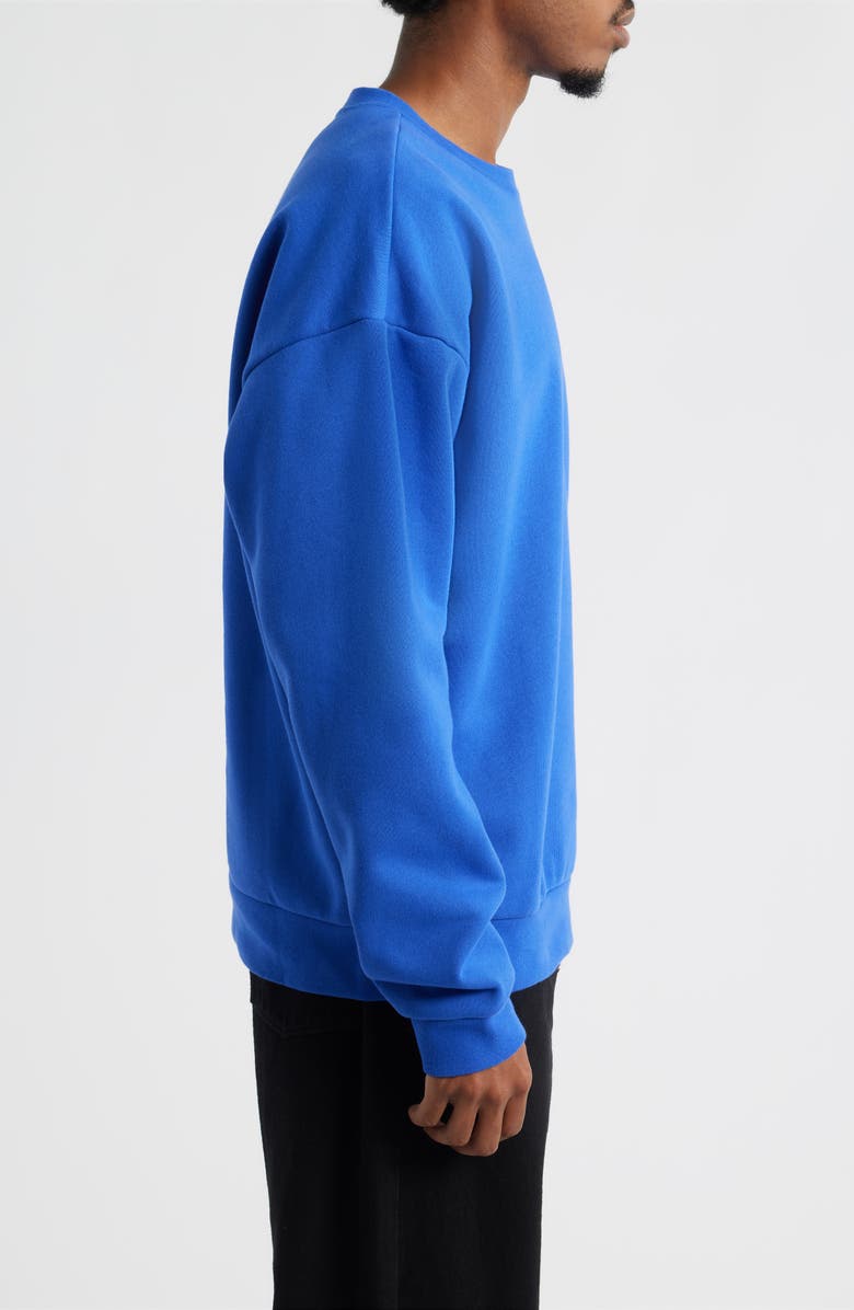 Obey Icon Extra Heavy Crewneck Sweatshirt, Alternate, color, Dazzling Blue