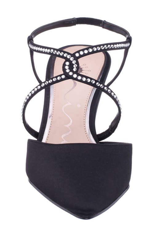 Nina Nichele Pointed Toe Pump In Black