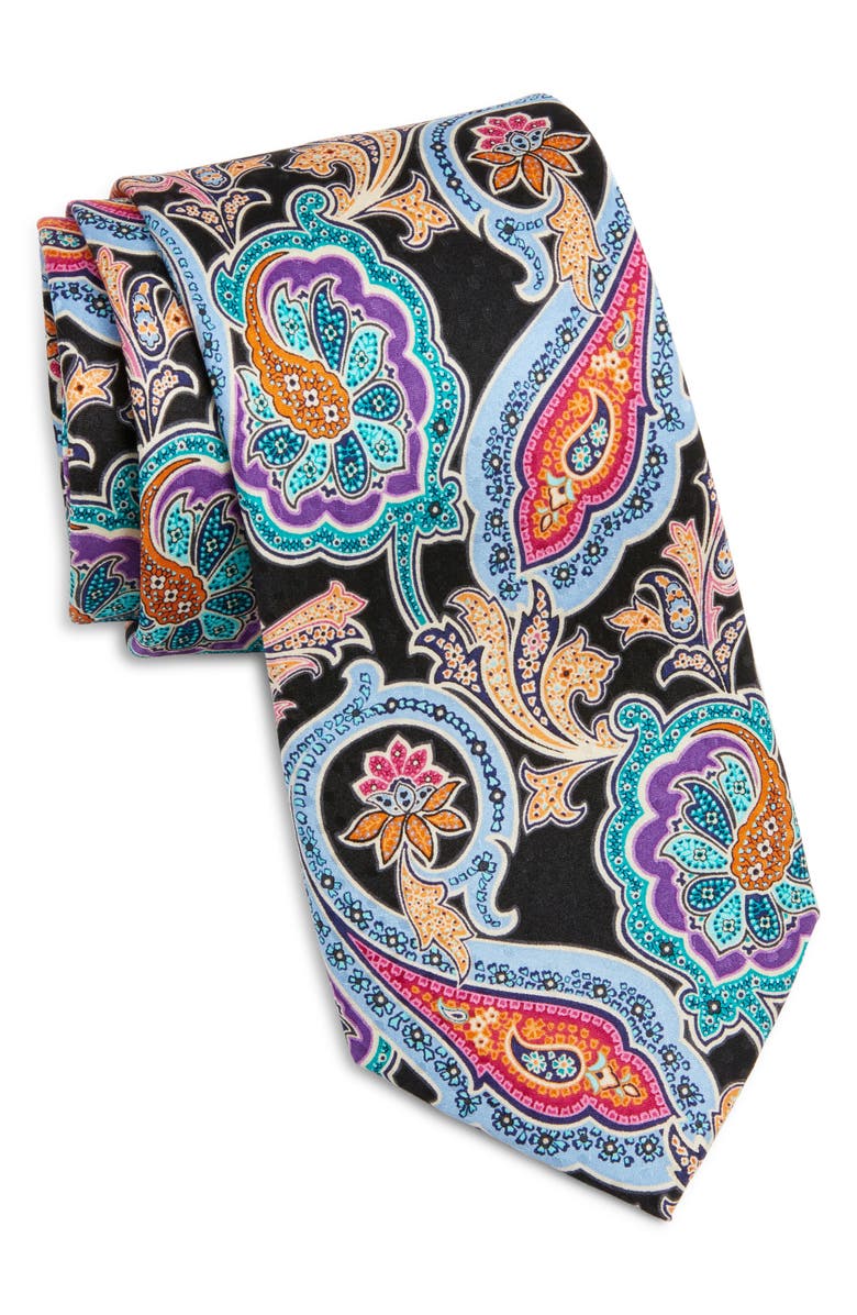 Nordstrom Paisley Silk Tie, Main, color, 
