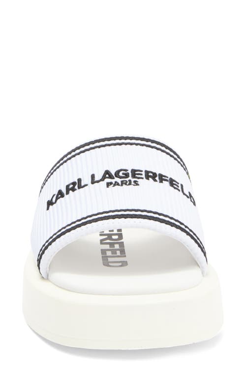 Karl Lagerfeld Ohare Platform Slide Sandal