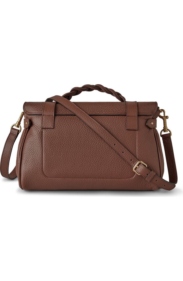 Mulberry Alexa Leather Satchel, Alternate, color, Bright Oak