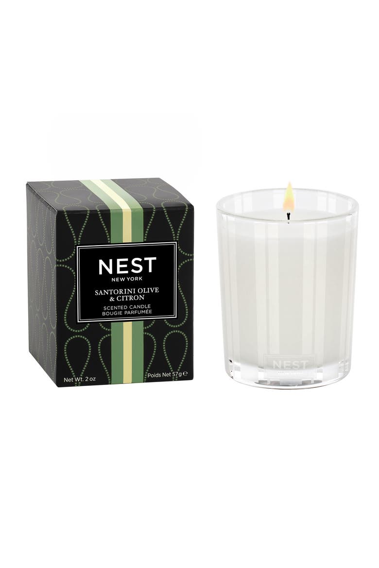 Santorini Olive & Citron Scented Candle (Limited Edition), Alternate, color, NO COLOR