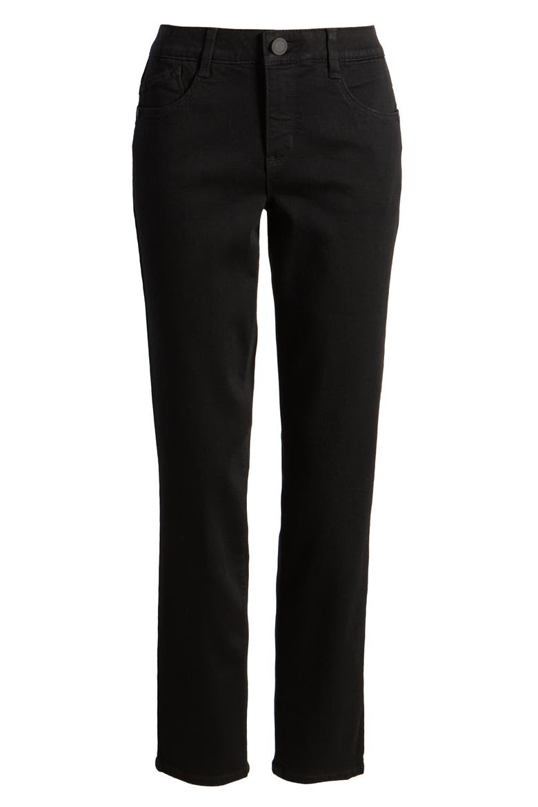 Sawyer Straight Leg Jeans, Alternate, color, BLACK