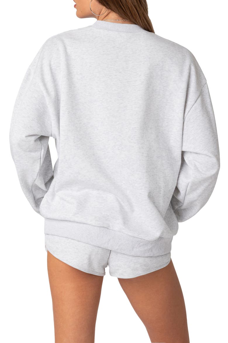 California Oversize Sweatshirt, Alternate, color, GRAY-MELANGE