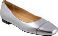 SoftWalk® Harbor Cap Toe Flat