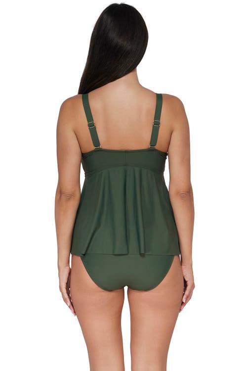 Sunsets Escape Marin Tankini In Island Green