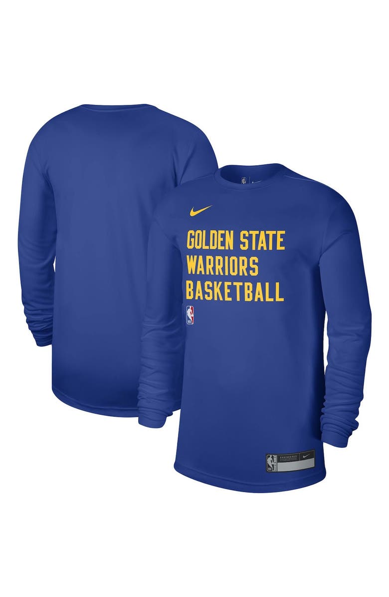 Nike Unisex Nike Royal Golden State Warriors 2023/24 Legend On-Court Practice Long Sleeve T-Shirt, Main, color, Royal