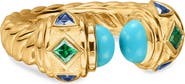 David Yurman Renaissance Color Ring in 18K Yellow Gold