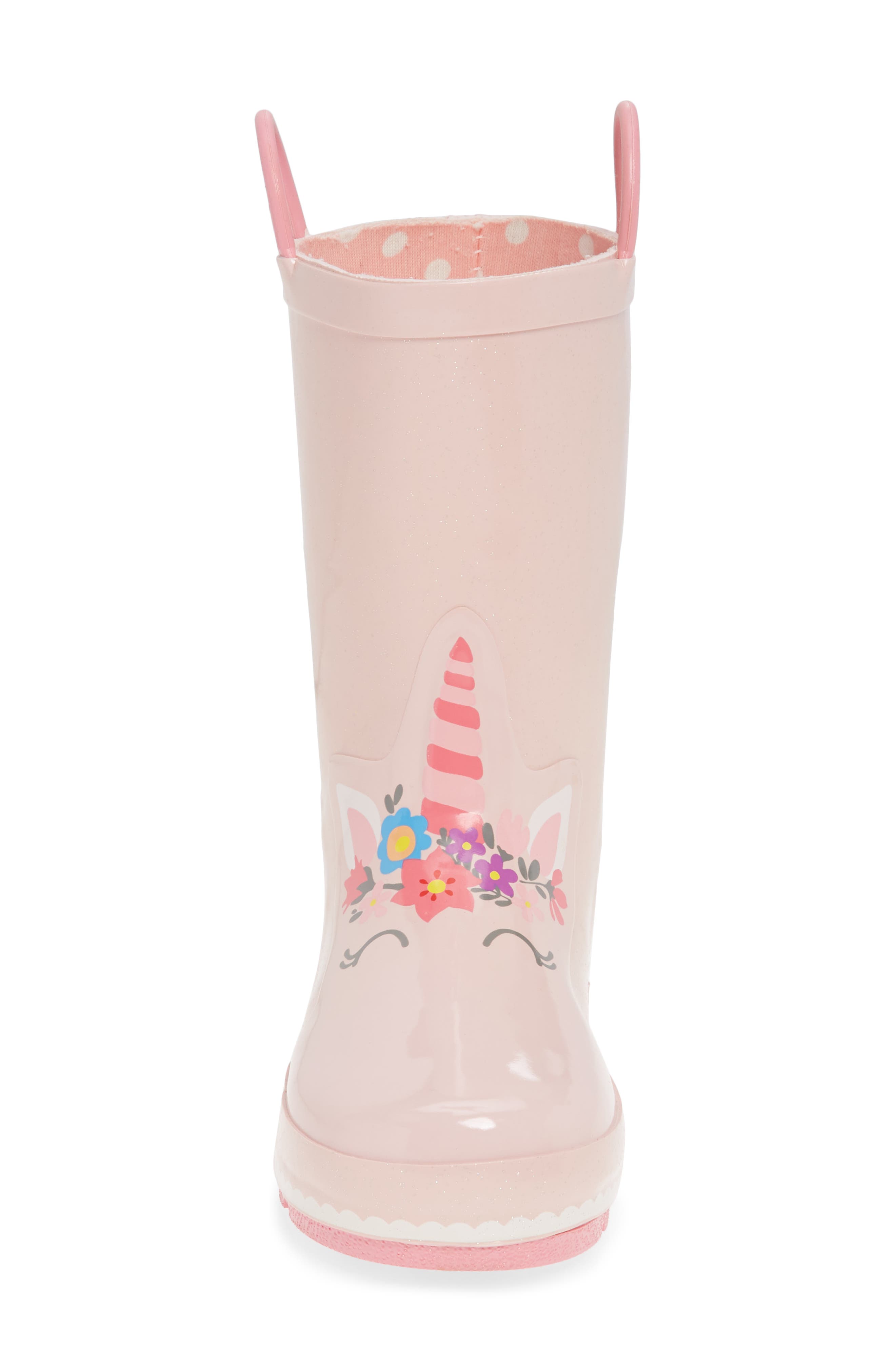 Western Chief Unity Unicorn Waterproof Rain Boot, Alternate, color, Soft Rose