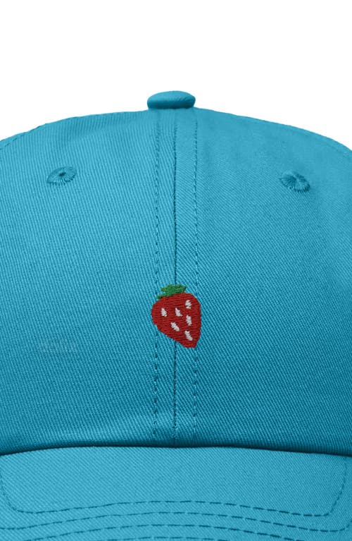 Dalix Lil Strawberry Dad Cap In Blue