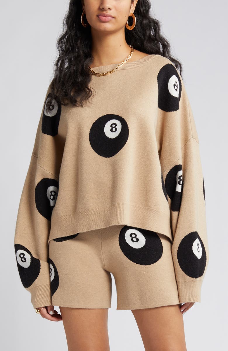 Dressed in Lala The Future Is Now Sweater & Shorts Set, Alternate, color, 